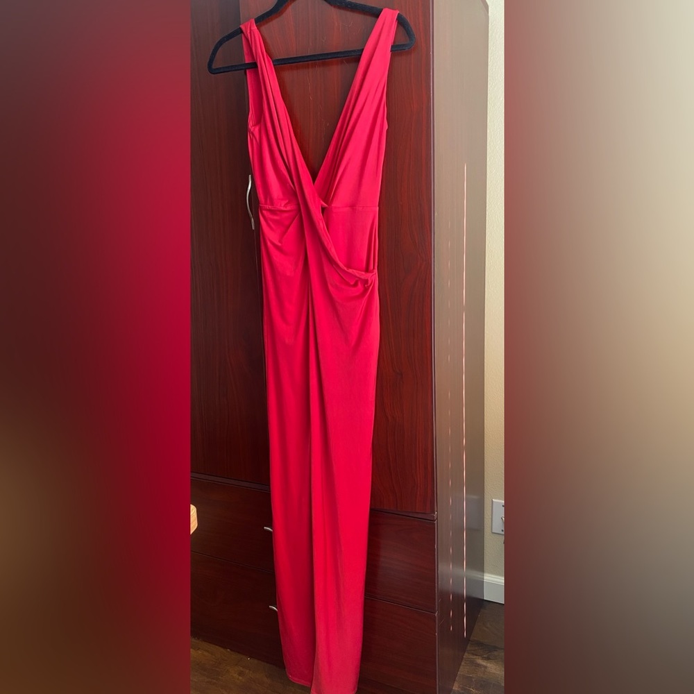 Elegant Red Long Dress
